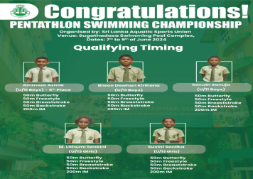 Congratulations to our swimmers Congratulations to our swimmers