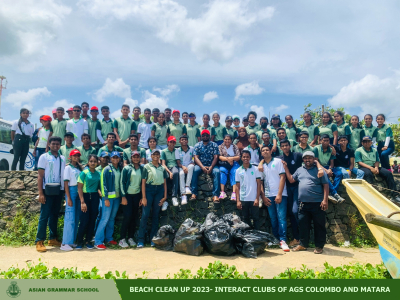 Beach clean up project