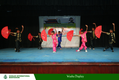 Our students at Giggles International Montessori put on a Wushu Display for their loving parents last week.